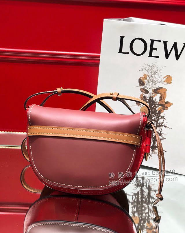 LOEWE包包 羅意威小號Gate馬鞍包 羅意威小挎包 10183  tcl1222